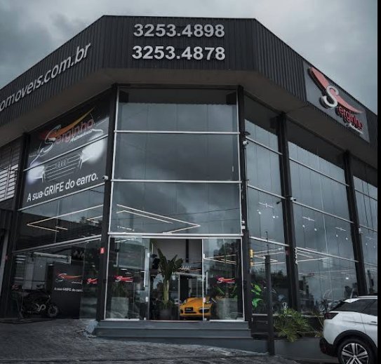 Fachada da Serginho Automóveis